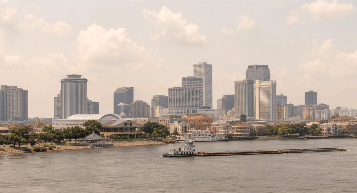 Check Today's Live Real Time Air Quality Index AQI Map in New Orleans, LA Now