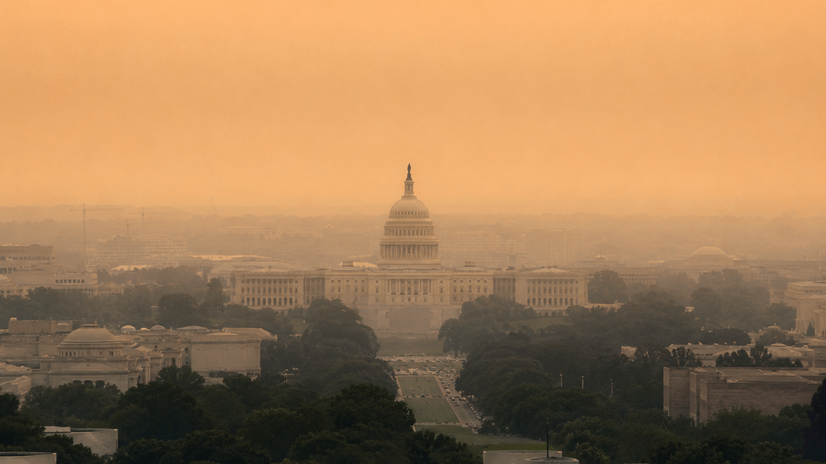 Current Live Wildfire and Smoke Map Washington DC Today From Filterbuy.com
