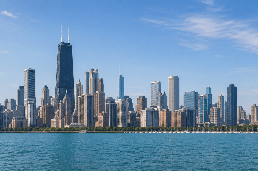 Check Today's Live Real Time Air Quality Index AQI Map in Chicago Now