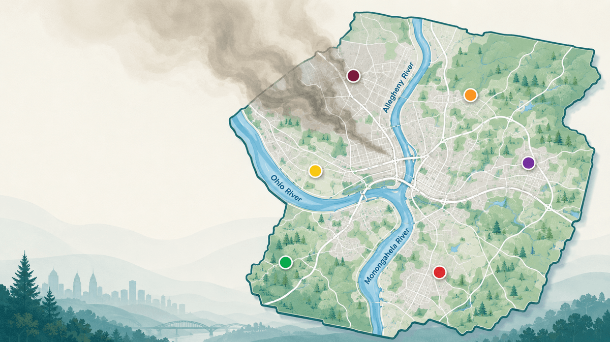 Live Pittsburgh, PA Forest Wildfire & Smoke Map Today: Local Air Quality Tracking & Indoor Protection Solutions from Filterbuy.com's Air Obsessed Experts