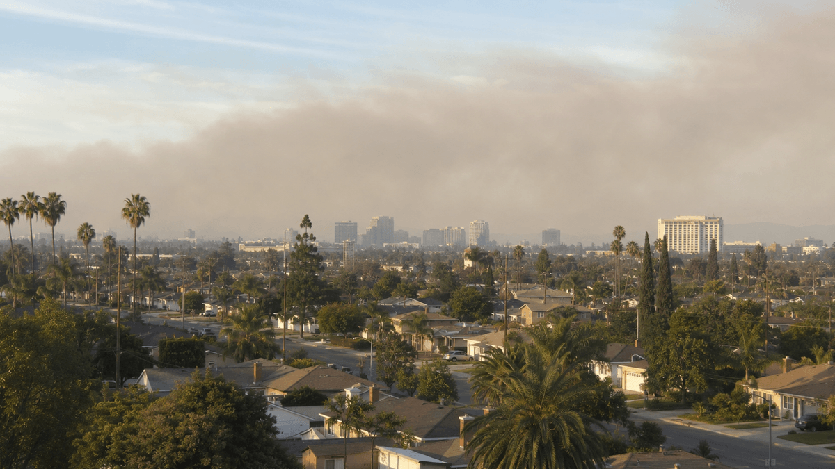 Current Live Wildfire and Smoke Map Anaheim, CA Today From Filterbuy.com
