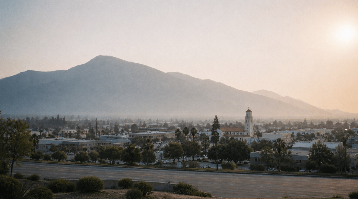Current Forest Wildfire and Smoke Map in San Bernardino, CA