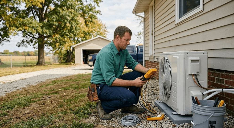 Adding a Mini Split AC System in Indiana