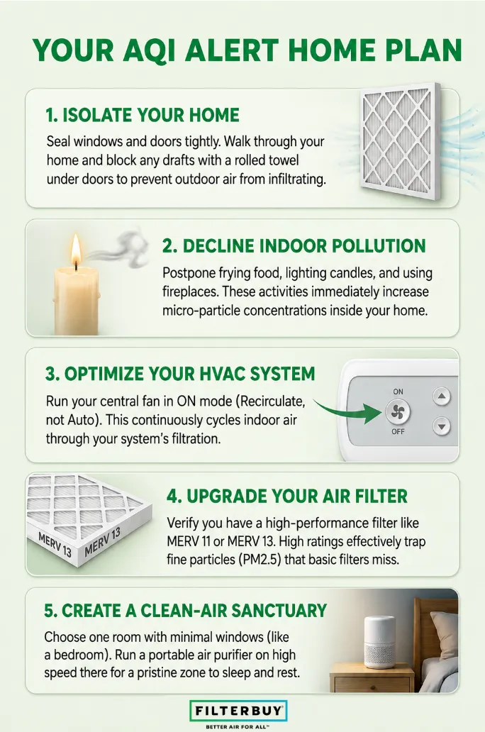 Air Quality Alert: What to Do at Home