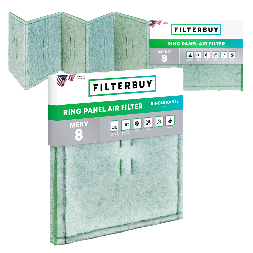 MERV 8 Ring & Link Panel Air Filter