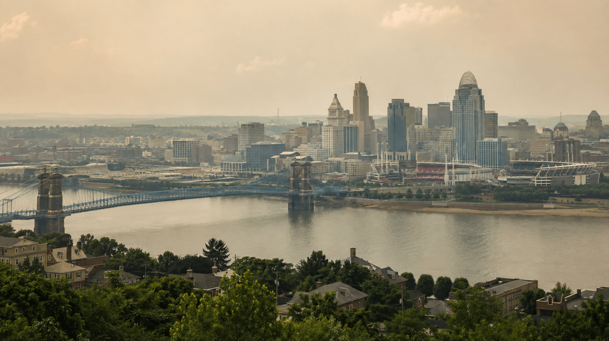 Live Cincinnati, OH Forest Wildfire & Smoke Map Today: Local Air Quality Tracking & Indoor Protection Solutions from Filterbuy.com's Air Obsessed Experts