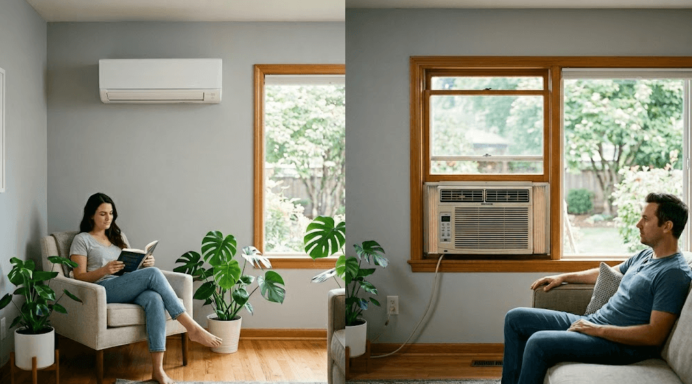 Mini Split vs. Window AC Cost Comparison (2026) | Which Costs Less?
