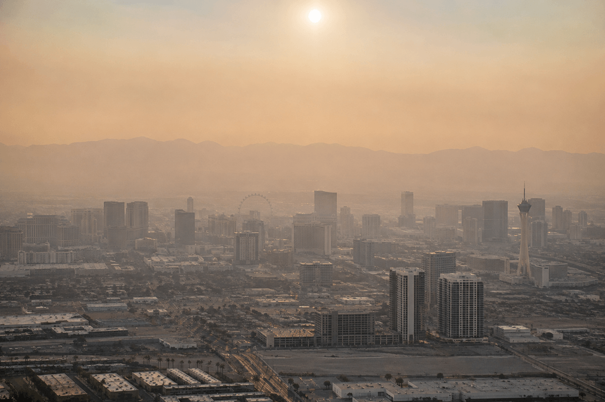 Current Live Wildfire and Smoke Map Las Vegas NV Today From Filterbuy.com