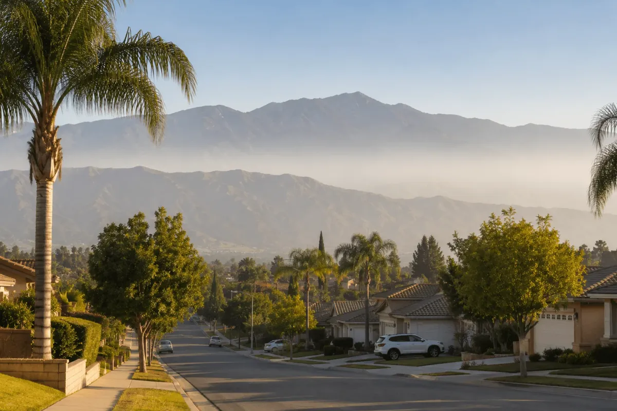 Check Today's Live Real Time Air Quality Index AQI Map in Rancho Cucamonga, CA Now
