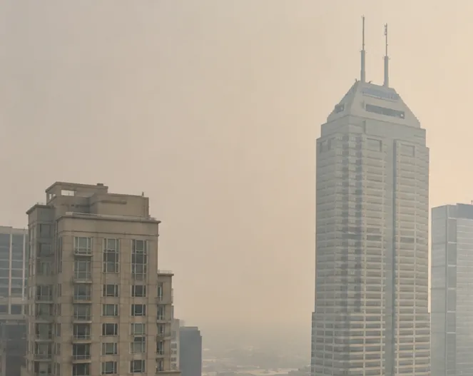 Check Today's Live Real Time Air Quality Index AQI Map in Indiana Now