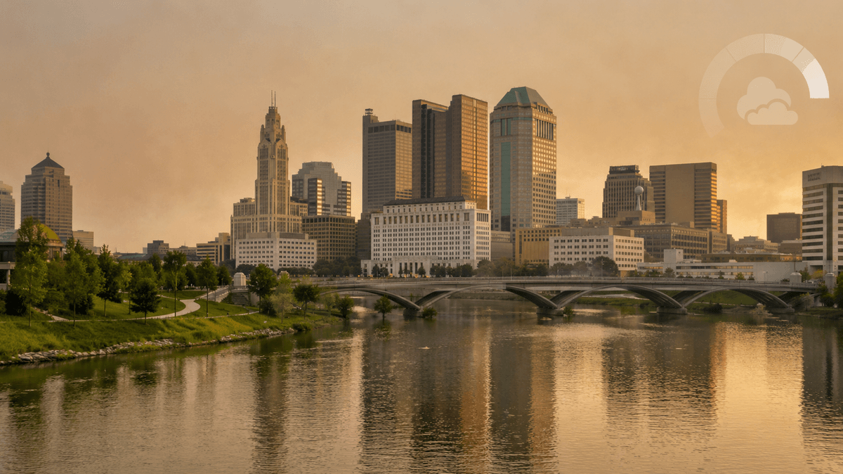 Current Live Wildfire and Smoke Map Columbus OH Today from Filterbuy.com