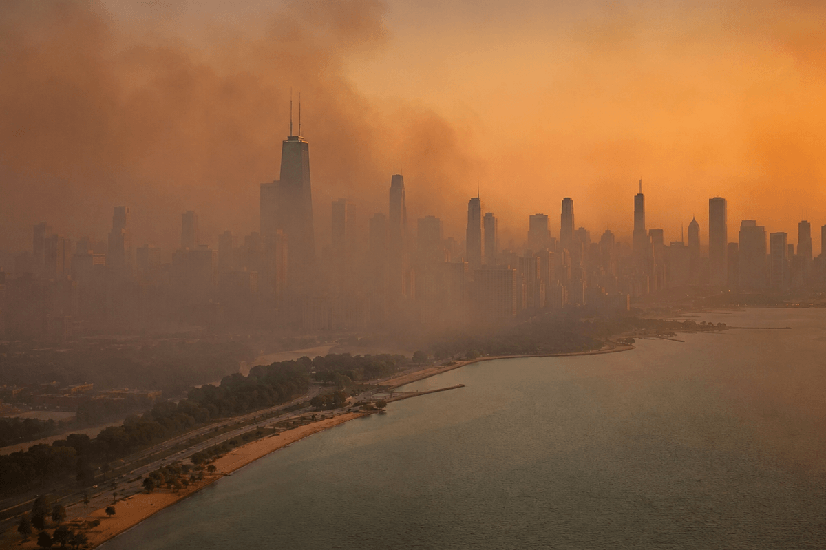 Current Live Wildfire And Smoke Map Chicago Today From Filterbuy.com
