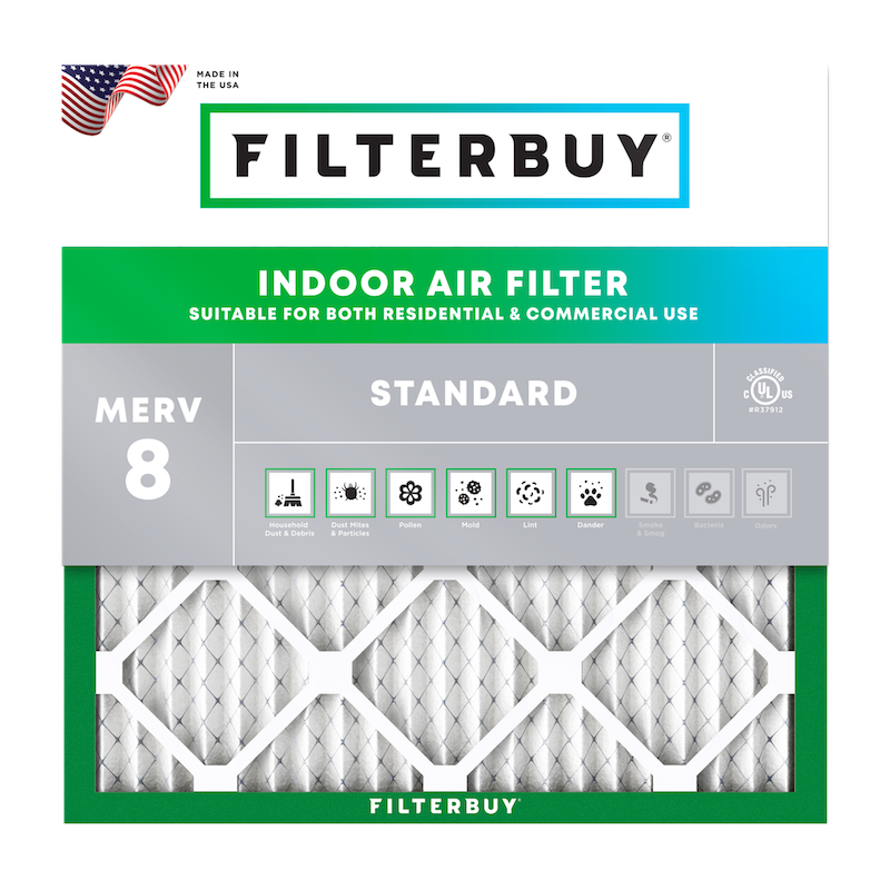 Filterbuy MERV 8 air filter