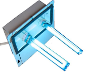 A view of a UV light filter device.