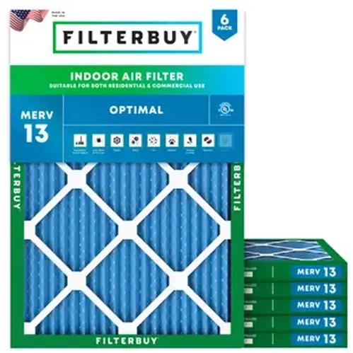 View of Filterbuy’s MERV 13 HVAC air filters