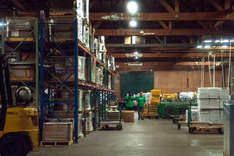 Bulk 25x32x2 Air Filter Near Me - View of Filterbuy facility with employees