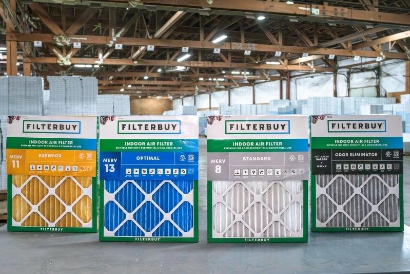 Air Filter Media Material Replacement for Home - An image of different sizes of Indoor Air Filter.