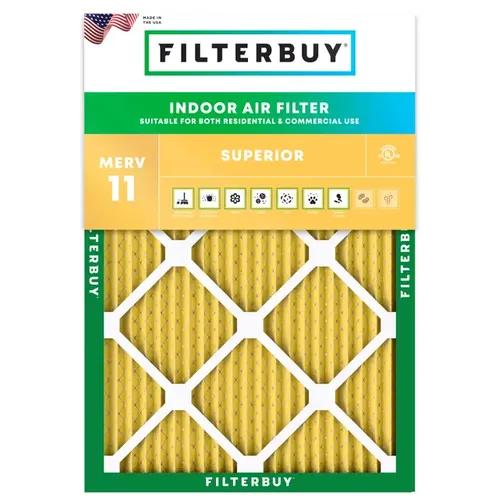 View of 21x23.5x1 MERV 11 Pleated Air Filter from Filterbuy
