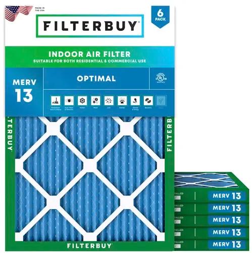 View of 23.25x29.25x1 MERV 13 Pleated Air Filter from Filterbuy