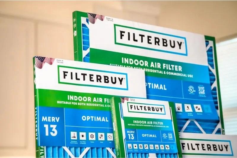 Replacement and How to Fix Oil in Air Filter Paper - Image of indoor air filters in various MERV ratings—MERV 8, 11, and 13—tailored for optimal, standard, and superior filtration living room area.