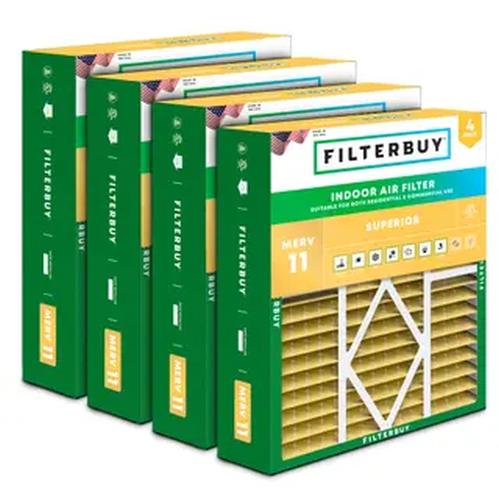 View of a 20x20x5 MERV 11 Goodman Filter