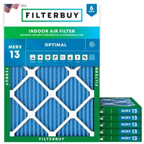 View of Filterbuy’s MERV 13 HVAC air filters