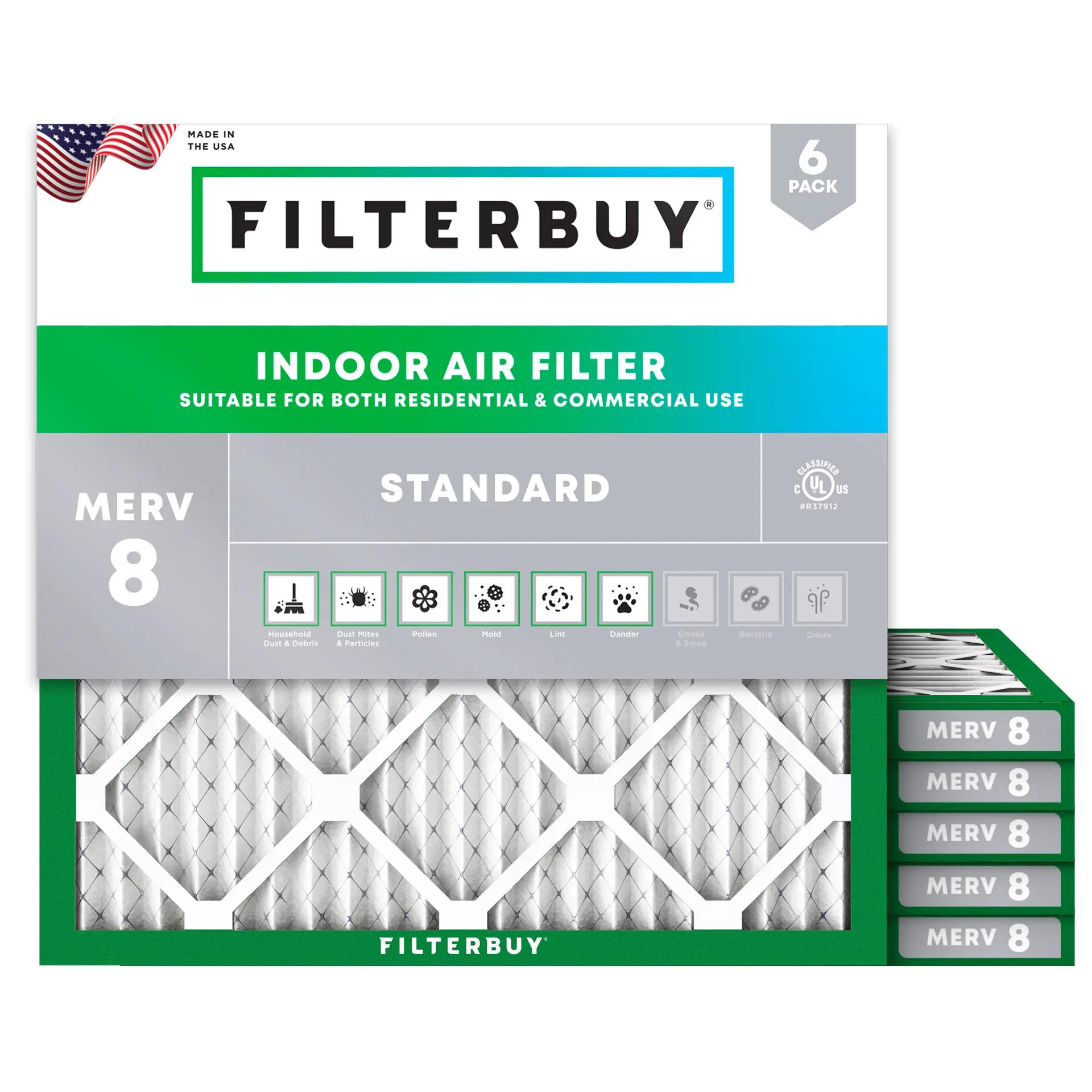 16x16x1 MERV 8 HVAC & Furnace Air Filter