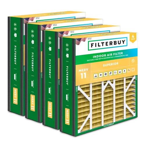 an image of the best 20x25x5 GeneralAire MERV 11 replacement furnace and HVAC air conditioner filters from Filterbuy