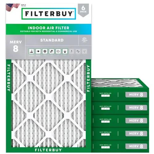 Image of Filterbuy 14x28x2 top-rated air conditioner filter – high-quality HVAC furnace replacement for cleaner indoor air