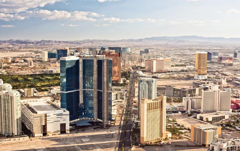 States With Fastest Growing Economies - Top view of skyscrapers in the lively City of Nevada.