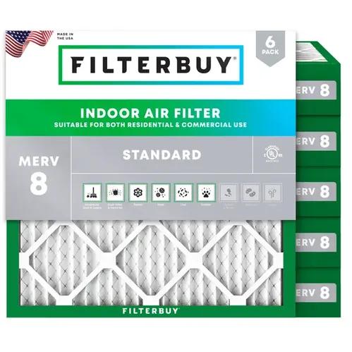View of Filterbuy's MERV 8 HVAC air filters