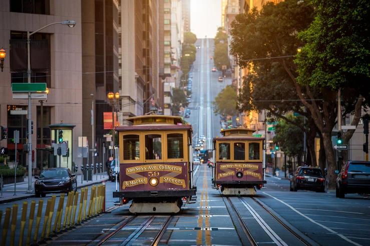 Cities With the Oldest Populations - Infographics of a city with cable cars, known for its culture and accessibility, making it ideal for aging residents.