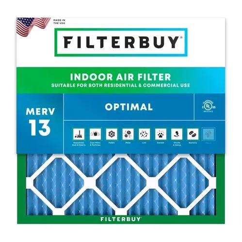 View of 30x30x1 MERV 13 Pleated Air Filter from Filterbuy